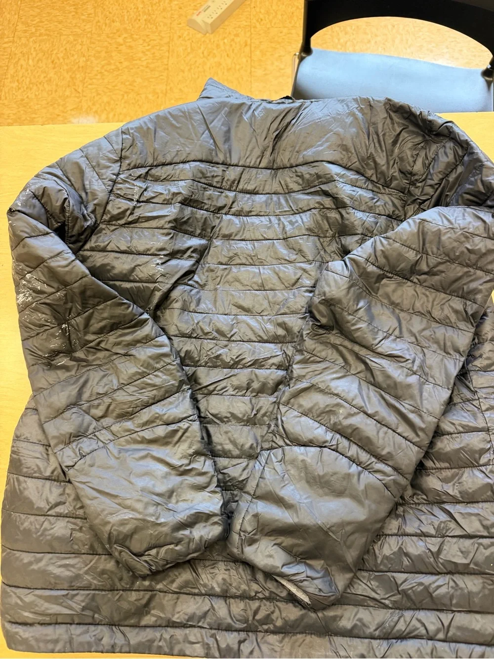 Elevate Men's Quilted Hooded Jacket in Black